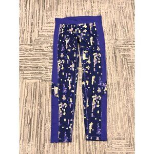 Under Armour women's small purple/neon full length leggings